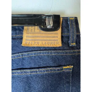 Ralph Lauren Jeans Women 14 Blue Denim‎ Dark Wash RL Flare Bootcut Preppy thumbnail 7