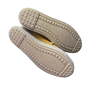 NEW NWOB VERBENAS‎ Suede Espadrille Sneaker Yellow Sz 37 thumbnail 5