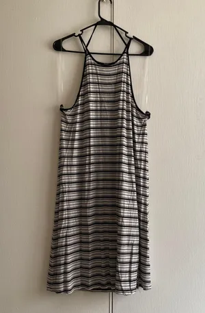 American Eagle Flowy stripped  dress thumbnail 1