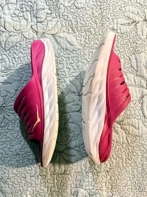 💥 HOKA ONE ONE Ora Recovery Slide Festival Fuchsia Butterfly Women’s 9 🧡 thumbnail 4