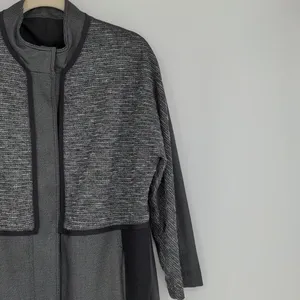 Lululemon Cocoon Car Coat Shine Dot Black Diamond Jacquard Space Dye‎ Size Small thumbnail 5