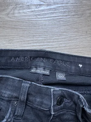 Women’s American Eagle Black Denim Shorts thumbnail 5