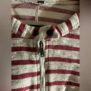 Free People Striped Peplum Jacket thumbnail 4