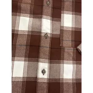 Abercrombie & Fitch Women Soft AF Oversized Flannel Shirt Plaid L Chore Ranch thumbnail 5