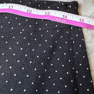 Talbots Womens Size 4 Black Polka Dot Skirt Knee Length Professional Casual thumbnail 9