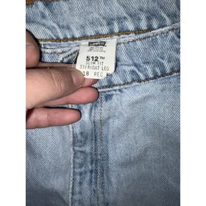 womens levis vintage‎ 512 slim fit straight leg 18 Reg 90s USA Made thumbnail 8