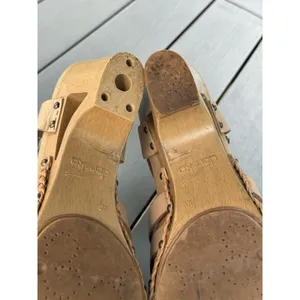 Dansko Tinsley Tan Nude Leather Strappy Clog Sandals Women Size 40 US 9 thumbnail 15