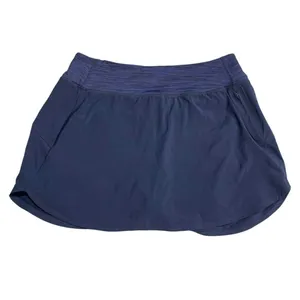 Outdoor Voices Hudson 4" Skort Womens Large Navy Blue Athletic Lined W700900-REC thumbnail 3