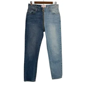 REVICE Denim Yin Yang Two Tone High Rise Straight Leg Jeans Tokyo Wash Size‎ 28 thumbnail 3