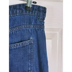 French Connection Wide Leg Side Slit Jeans Size 8 Blue Festival Rave Y2K 90s thumbnail 12