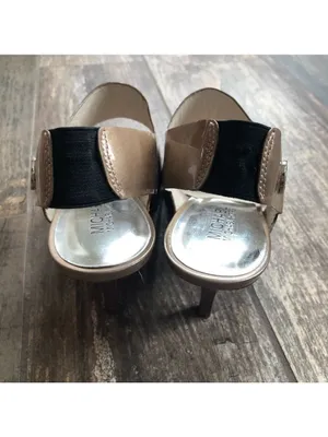 MICHAEL Michael Kors Leather Strappy Heels Size 8.5 thumbnail 6