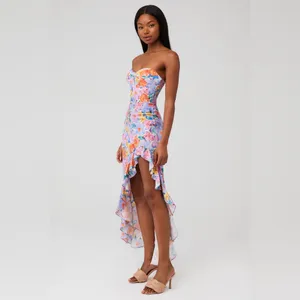 Amanda‎ Uprichard Amalia Strapless Gown Blossom Floral thumbnail 5