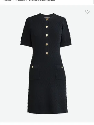 New With Tags JCrew Textured Lady Sweater Dress Sz M thumbnail 2
