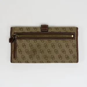 Vintage 90s Dooney & Bourke Signature Checkbook Wallet - WU53Q WA thumbnail 2