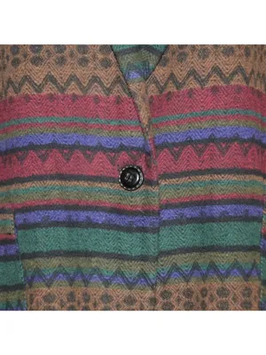 Vintage 90s Tracy Evans Size L Southwestern Aztec Blazer Jacket Boho Western thumbnail 4