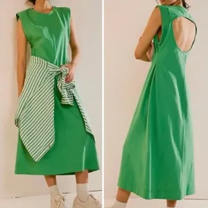 NWOT Free People Beach Simone Midi Dress - Putt Putt thumbnail 4