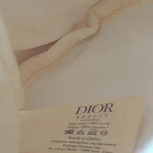 Dior Cream Drawstring Bucket Trousse Pouch Cosmetic Bag thumbnail 6