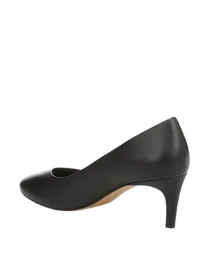 NWT Franco Sarto Womens Kamari Pump Low Heel J8421L1 Black Leather 7.5M thumbnail 8
