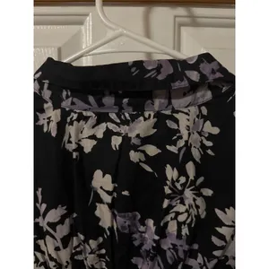 By Anthropologie Corset Mini Dress Black Motif Floral Button Front Size‎ 14 NEW thumbnail 10