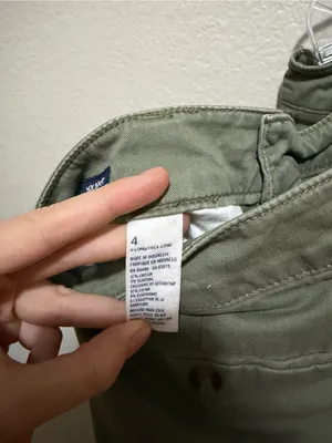American Eagle Kick Boot Pants Size 4 XL Extra Long Olive Green Y2K thumbnail 4