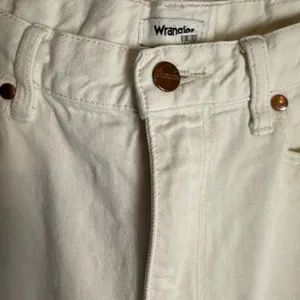 Wrangler World Wide Cream Wide Leg High Rise Western Denim Jeans Size 30x28 thumbnail 15