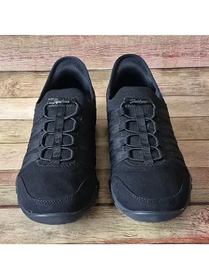 Skechers Slip In Shoes Womens 8.5 Breathe Easy Roll With Me Memory Foam Black thumbnail 3