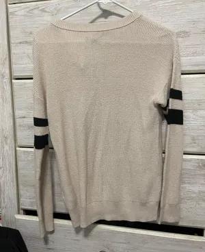 American Eagle Cream Knit Sweater thumbnail 2