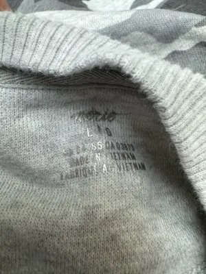 Aerie Oversized Camouflage Crewneck Pullover with Split Sides Size Large thumbnail 6