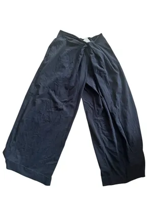 Free People Sarong wide pants in black NEW thumbnail 6