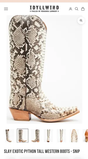 Idyllwind Miranda Lambert Python Boots  thumbnail 6
