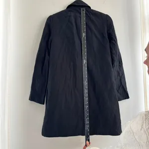90s Vintage BCBG Max Azria Linen Trench Coat Womens Size Small thumbnail 3