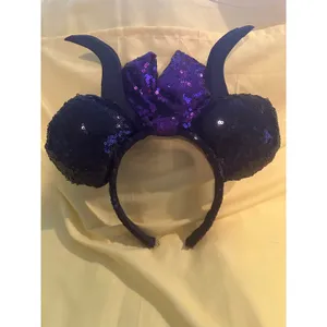 Handmade Disney Maleficent Horns Princess Sleeping Beauty Dragon Villian Ears thumbnail 2
