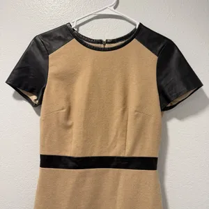 Club Monaco Size-0 Womens Dress Wool‎ Blend Lined with Leather Trim thumbnail 7