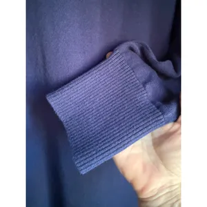 Preppy Navy Cotton Sweater Dress XL Gold Button Shoulder Haley & The Hound thumbnail 7