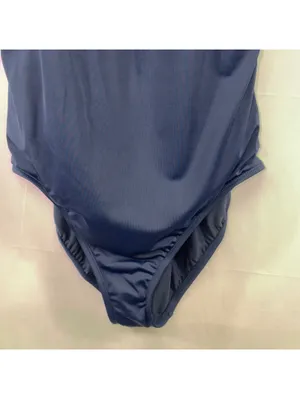 Time and Tru Navy One Piece Swimsuit XL 16-18 NWT thumbnail 4