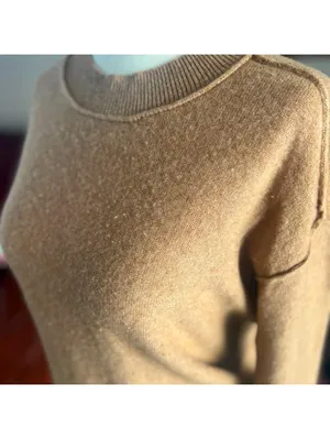 Anthropologie Pilcro Camel Knit Sweater – Women's Size XS thumbnail 5