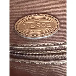 Fossil Brown Leather Crossbody Bag thumbnail 5