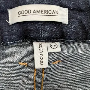 Good American High Rise Good Legs GAGL103 in Dark Blue089 Size 4 27 thumbnail 5
