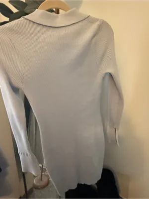 Y2k open edit dress in blue thumbnail 5
