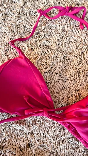 Amazon | Magenta Triangle Top & Cheeky Bottom Set | L thumbnail 6
