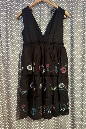 NWOT Anthropologie | Red Carter - Nerano- Tiered Embroidered Dress, size XS thumbnail 6