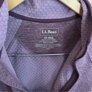 L.L. Bean Adventure Grid Fleece Quarter-Zip Pullover Women’s Size XS thumbnail 3