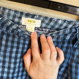 Anthropologie Maeve Avryl Bleached Gingham Slim Crop Pants thumbnail 5