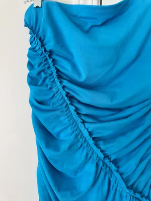 AntiSocialSocialClub Anthropologie Celandine The Gabbie Strapless Ruched Tube Dress, Size MP thumbnail 6