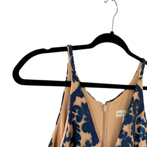 Dress the Population Blair Dress in Navy/Nude thumbnail 6