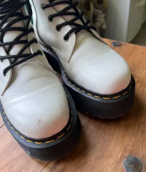 Dr. Martens White Jadon Boot thumbnail 3
