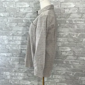 Madewell Corduroy Classic Ex-Boyfriend Shirt in Dermott Plaid thumbnail 4