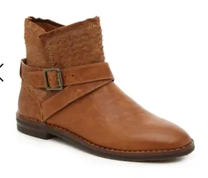 Trask Alexa booties leather boots size 8‎ Brown thumbnail 1