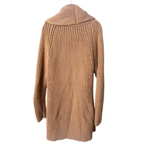 KF/KaufmanFranco‎ x RTR Camel Knit Sweater Coat Size Small Brown Chunky Cardigan thumbnail 10
