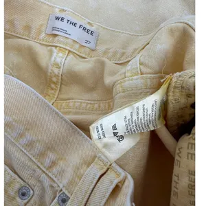 Free People We The Free Montana Bermuda Shorts Butter Yellow Size 27 thumbnail 7